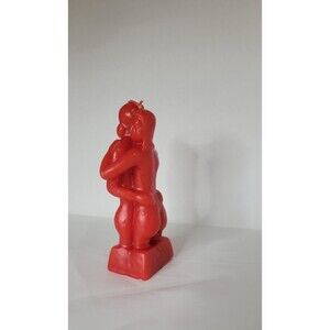 Red Embracing Couple Candle